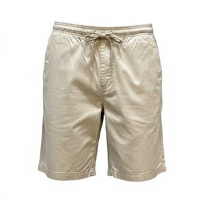 GAP Men's Khaki Tan Elastic Waist Pull On Cotton Casual Shorts Size Large